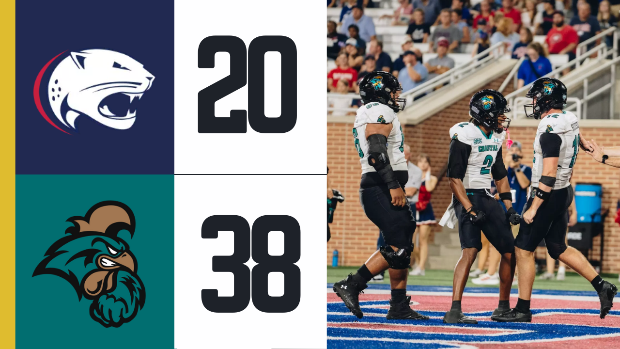 Coastal shocks South Alabama at home