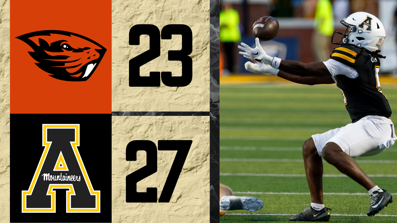 App State's defense delivers final blow to Oregon State in 27-23 win