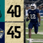 Georgia Southern got a much needed win Saturday night in Statesboro 45-40 over Coastal Carolina to improve the Eagles to five wins