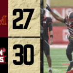 It took overtime to decide the game between the Cajuns and Warhawks