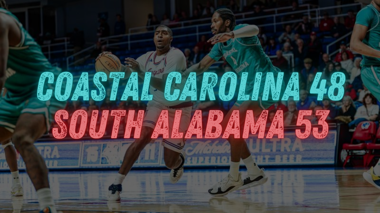 South Alabama survives against Coastal Carolina